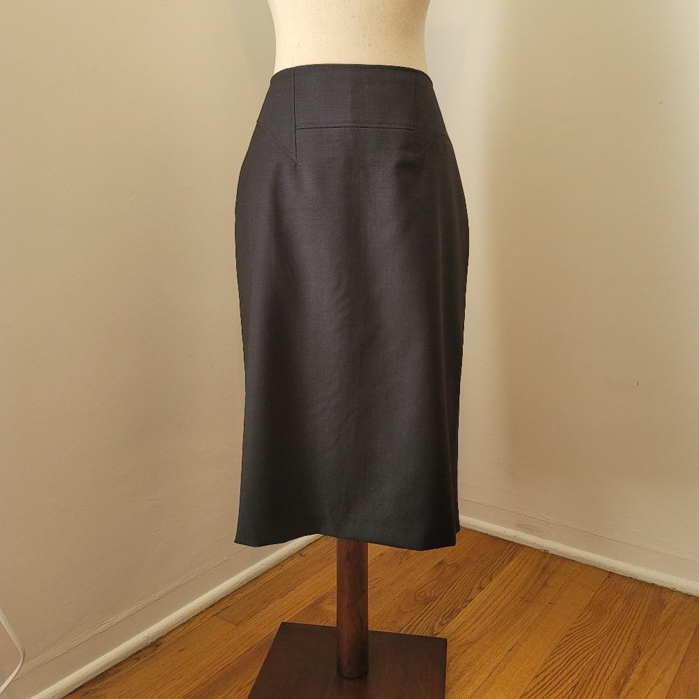 Reiss wool navy pencil skirt 12UK 8UK